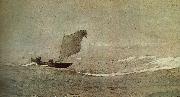 Winslow Homer Vessels away by strong wind France oil painting artist